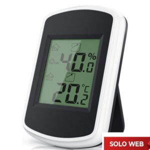 Termómetro Monitor De Temperatura Y Humedad Color Blanco *SOLO WEB