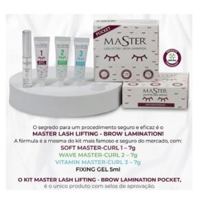 Kit Master Pocket Premium  para lifting y laminado de cejas.