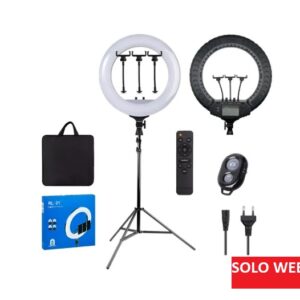 Aro Luz Led Profesional 54cm+tripode 2.1m+bluetooth+control * SOLO WEB