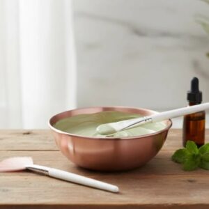 Kit Facial Cosmetologia - Bowl , Pinceles Set De Spa