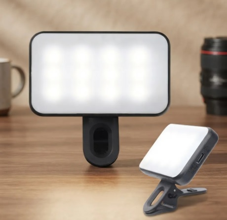Luz Led Ajustable Calida Neutra Fria Recargable Con Pinza - Image 3